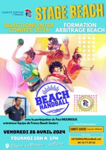 Stage Beach 26 Avril 2024