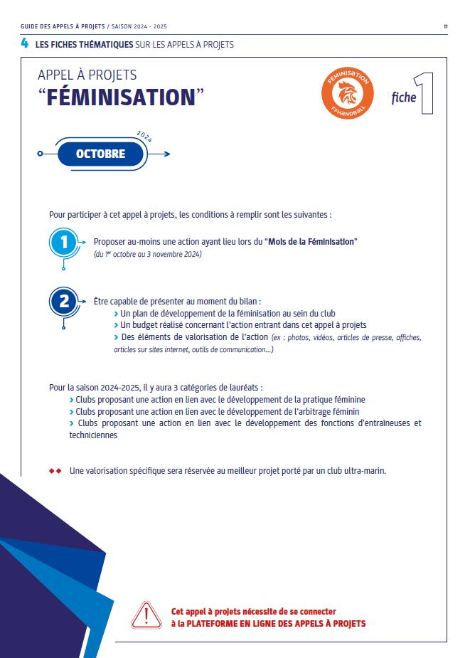 Appel A Projets Feminisation